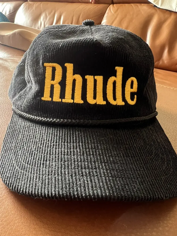 Rhude corduroy snapback