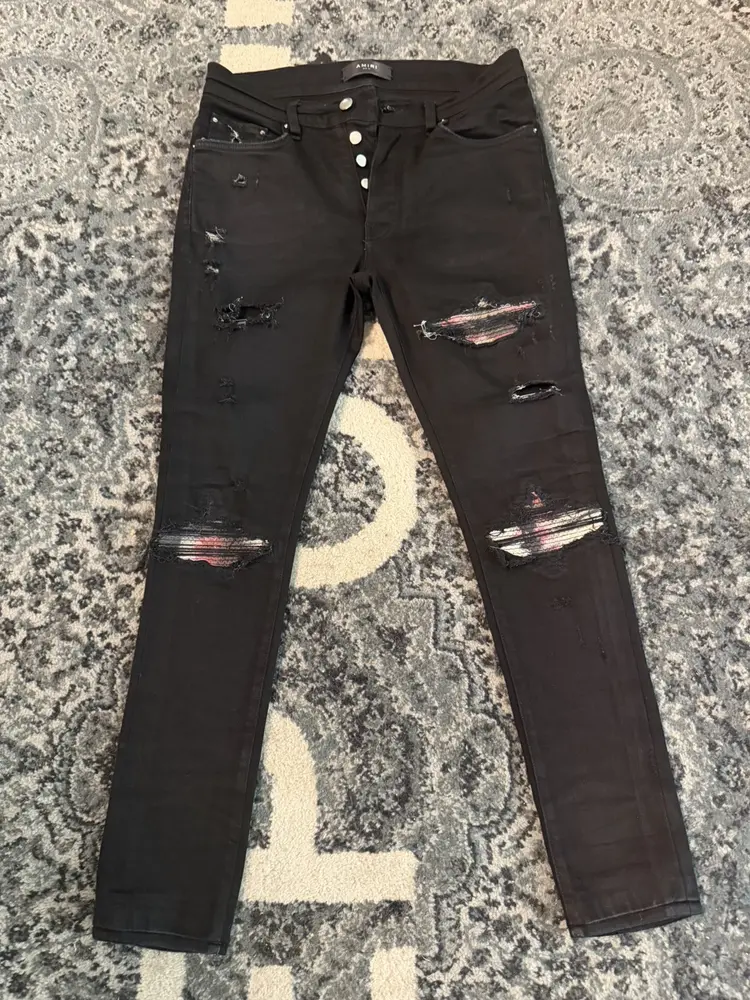 Amiri MX1- Tie-Dye Patch