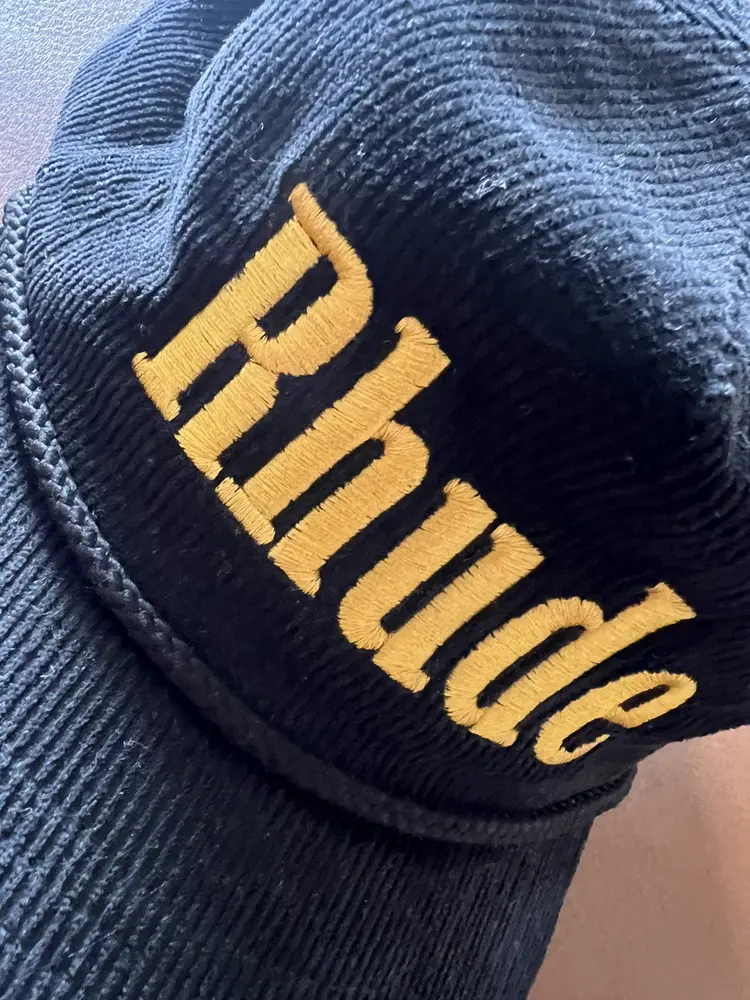 Rhude snapback corduroy