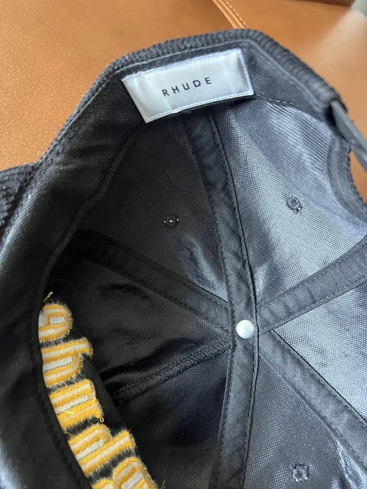 Rhude snapback corduroy